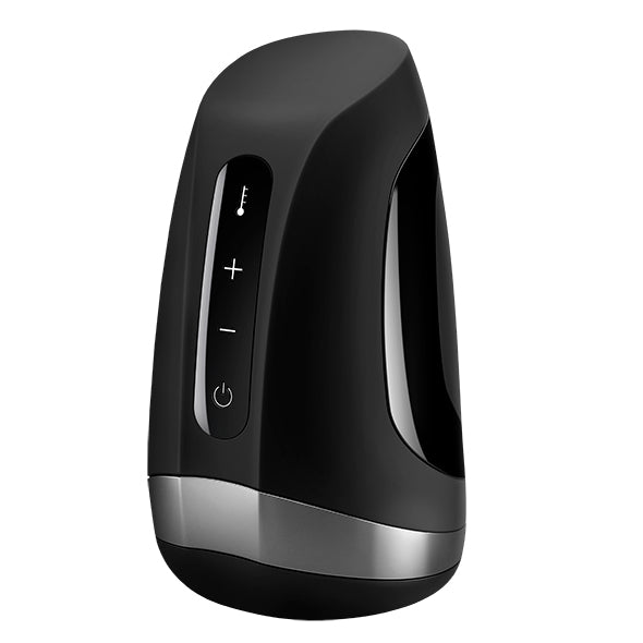 Satisfyer - Vibromasseur chauffant pour homme Noir