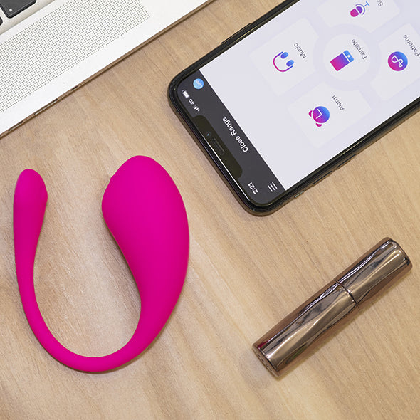 A - Lovense - Vibromasseur portable Lush 3 Magenta