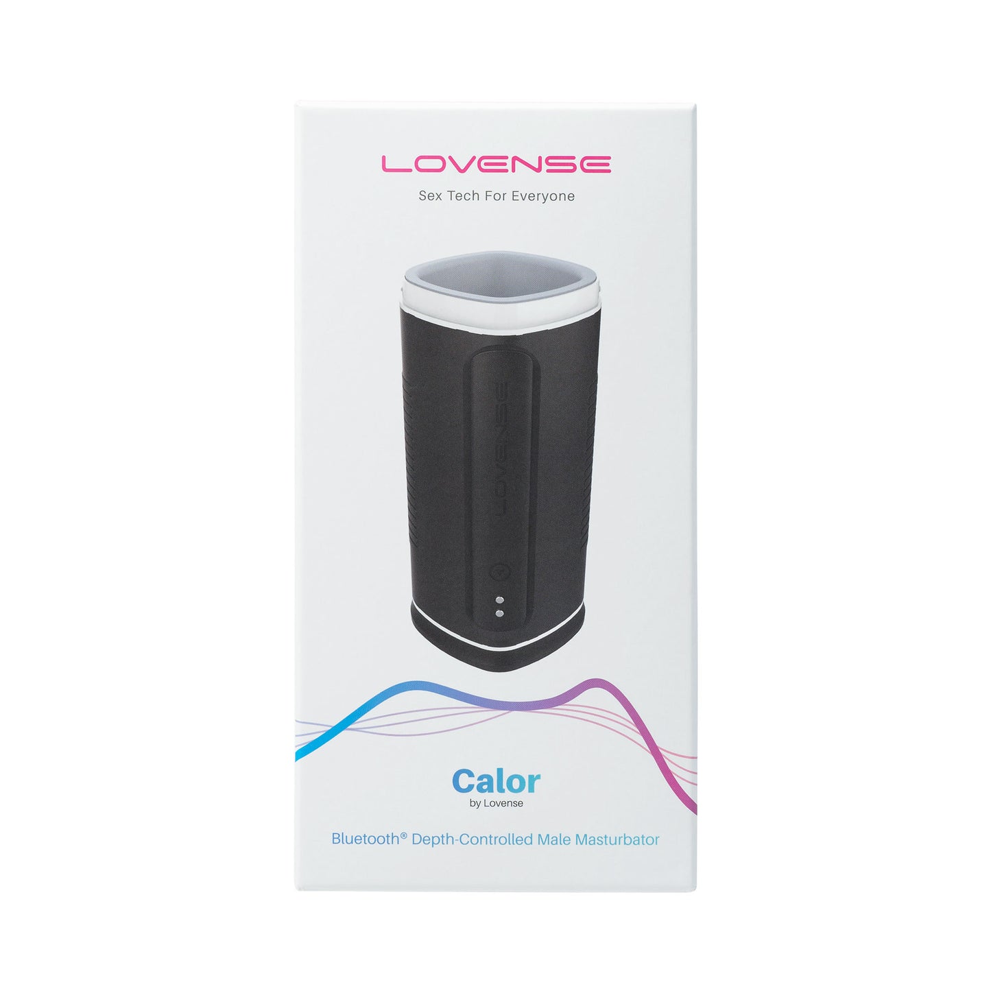 Lovense - Masturbateur masculin à contrôle de profondeur Calor Noir