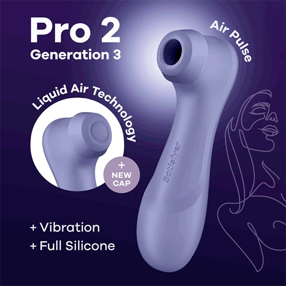 B- Satisfyer - Pro 2 Génération 3 Lavande